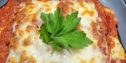 Lasagna with your choice of Potato Wedges or Garlic Bread & 1 Pop –  $17.50 